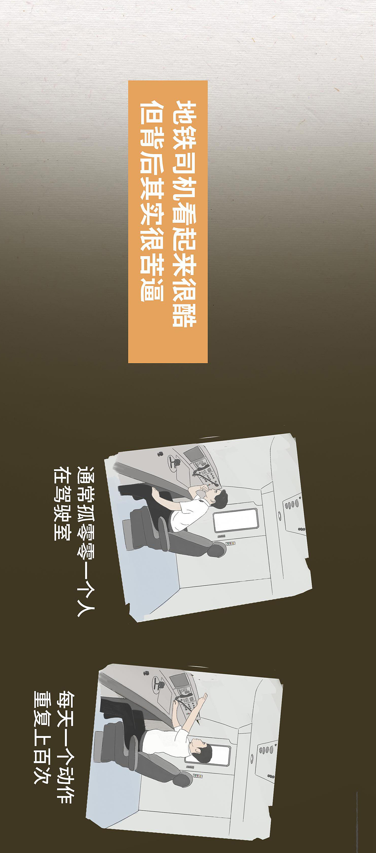 《沉浸式感受地铁司机的一天》-条漫（图ZMzE3MjI4ODgw） - 中/长篇漫画 - 站酷设计师会飞的萌仓鼠原创素材 - 站酷ZCOOL