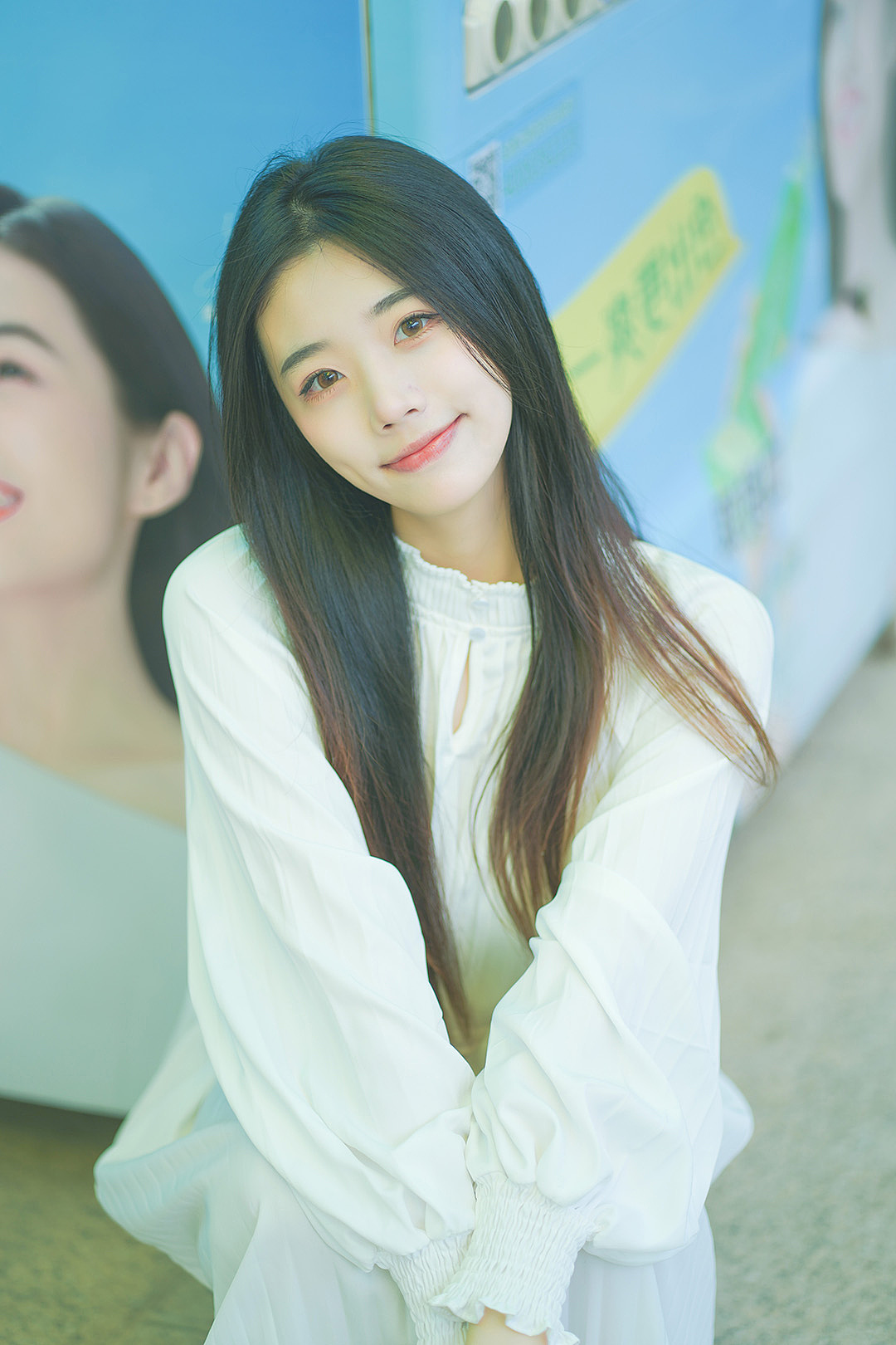 人像少女写真||我在有轨电车站等你