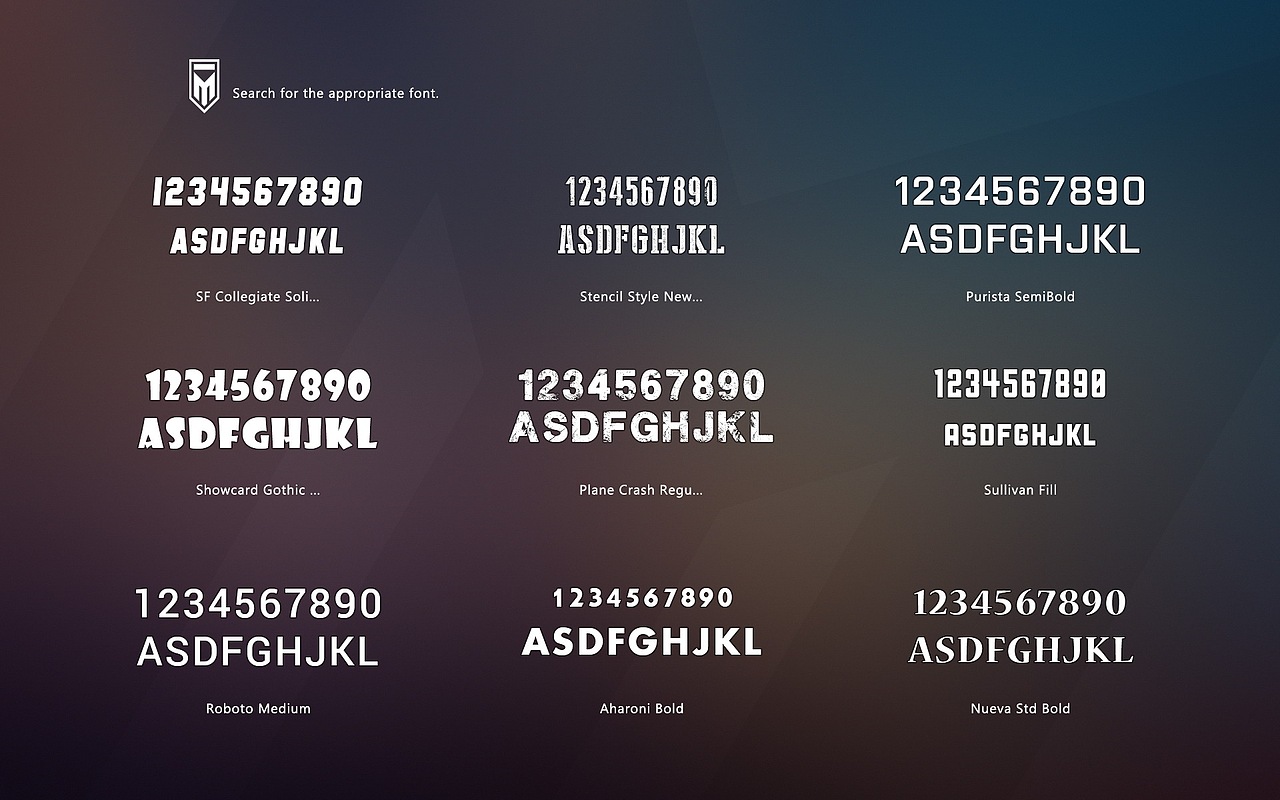 MERCENARIES concept mobile game - interface, logo