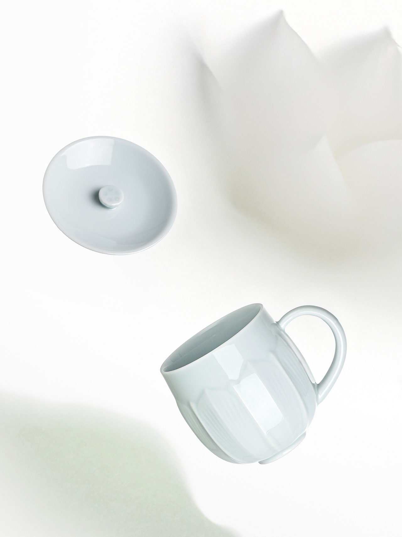 莲说快客茶具 | 桌面上的清幽之花（图ZMzEyMjE0ODE2） - 产品摄影 - 站酷设计师一节复一节原创素材 - 站酷ZCOOL