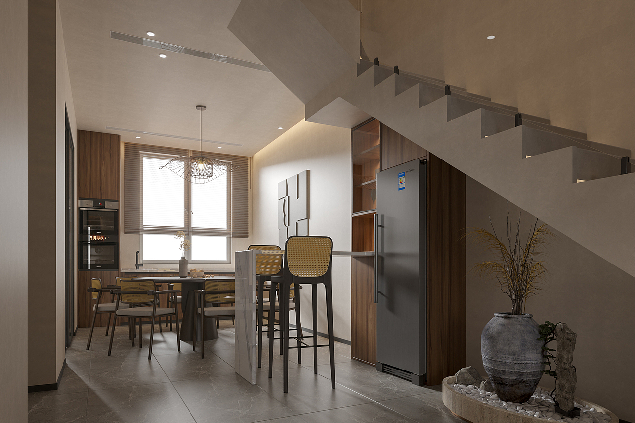 返璞归真-侘寂风（图ZMzIzMzUwOTI4） - 家装设计 - 站酷设计师三彩视觉原创素材 - 站酷ZCOOL