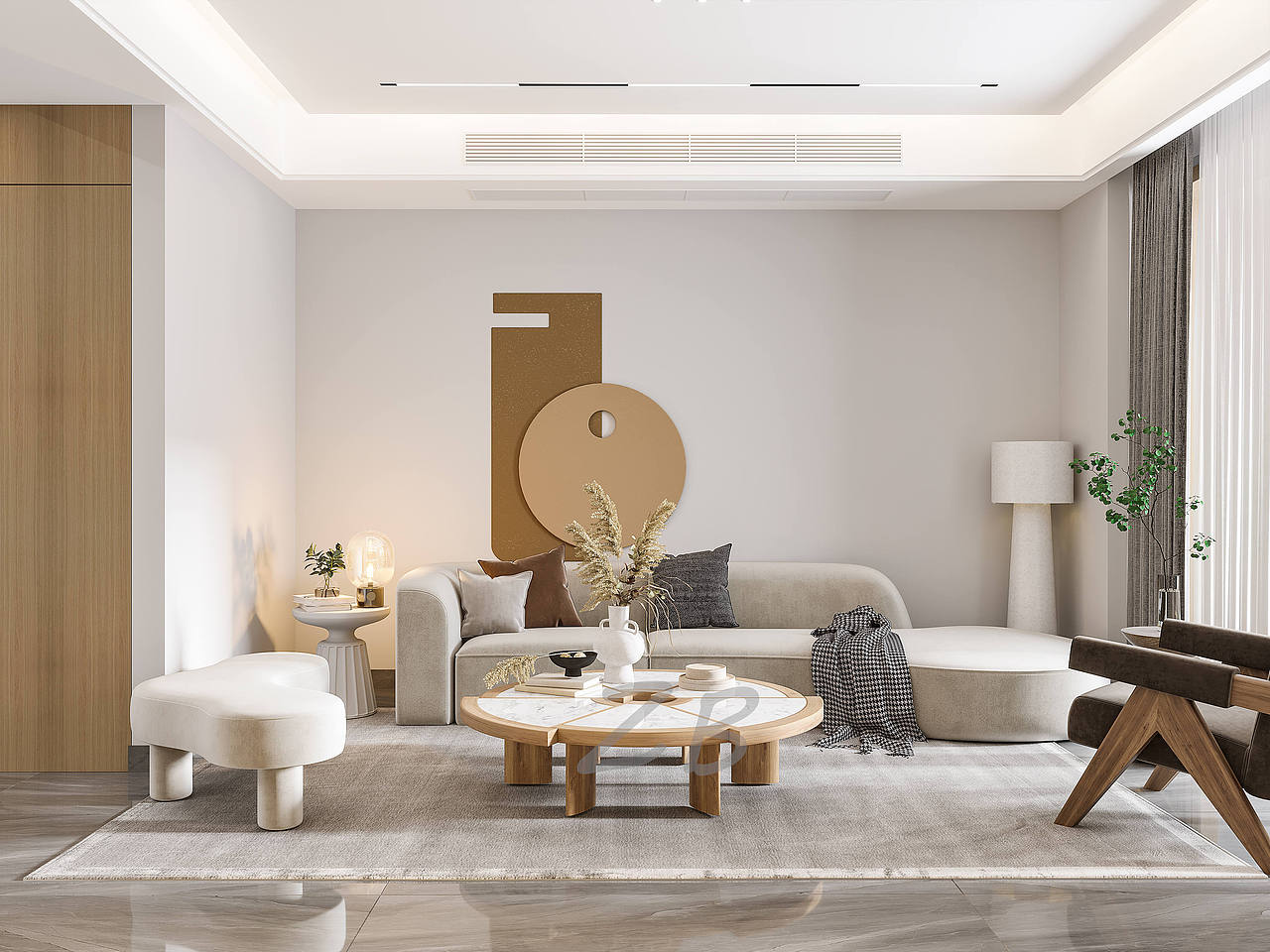 现代简约——雅致暖色下灵动的温暖