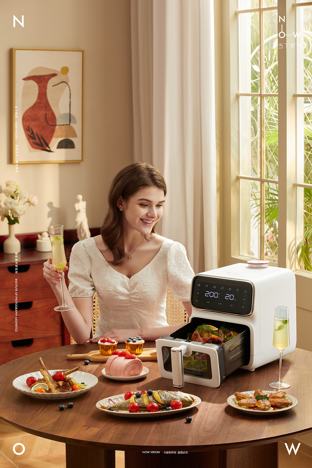 家电摄影｜法梵空气炸锅&电烤炉 X 当下视觉