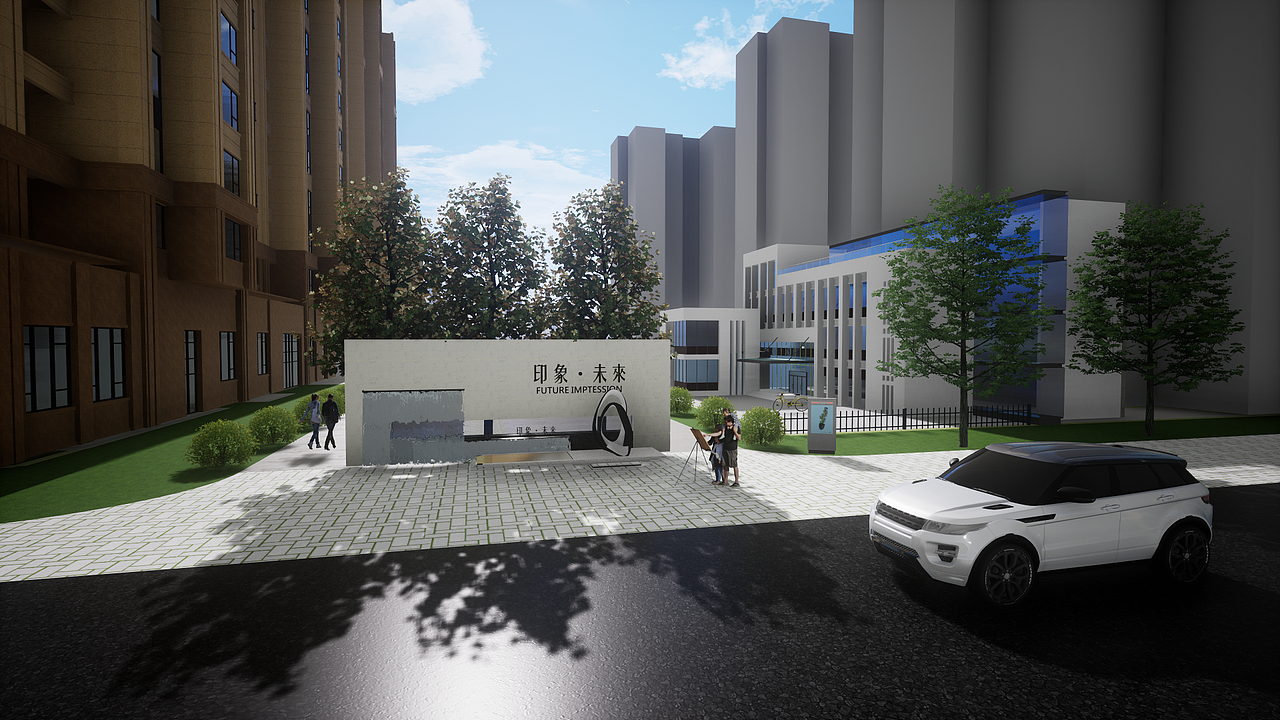 居住区景观规划设计（图ZMzIwNzAwNjA0） - 景观设计 - 站酷设计师愿梦想的光照亮你原创素材 - 站酷ZCOOL