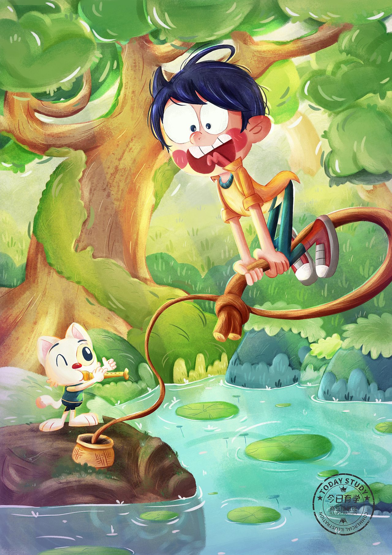 【今日有学插画】学员作品合集——PS商插16期