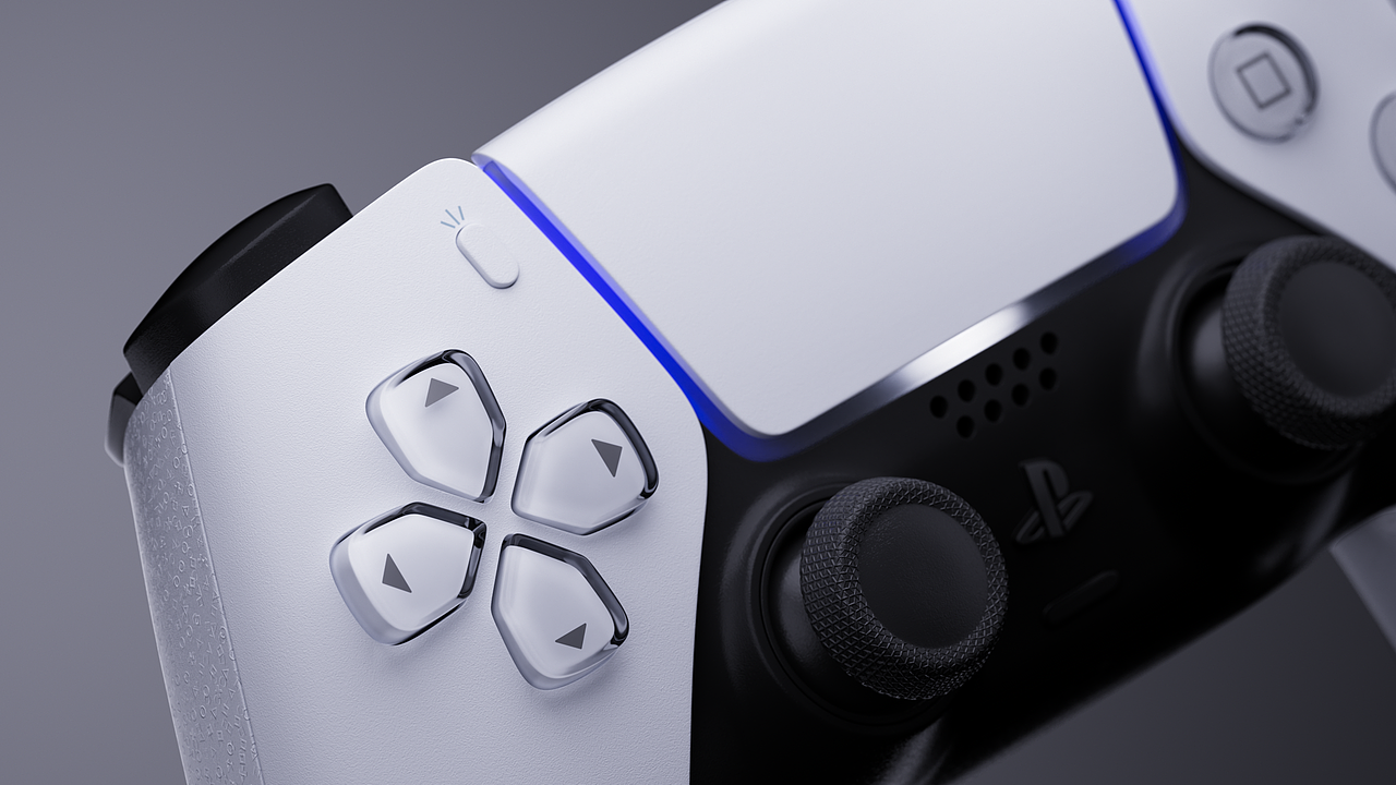 【C4D+OC】PS5手柄渲染