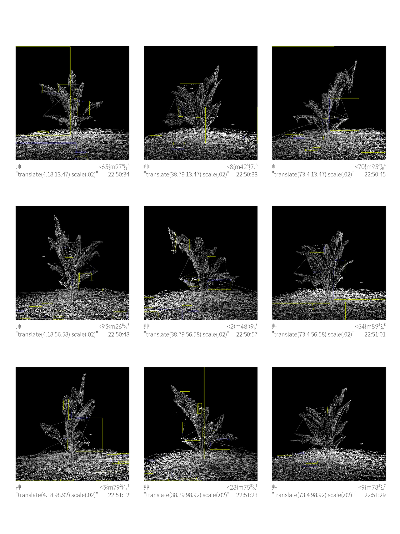 《艸荼柏沉》自然虛擬演變项目 2024（图ZMzY3Njg1ODk2） - 实验艺术 - 站酷设计师岛岛的岛原创素材 - 站酷ZCOOL