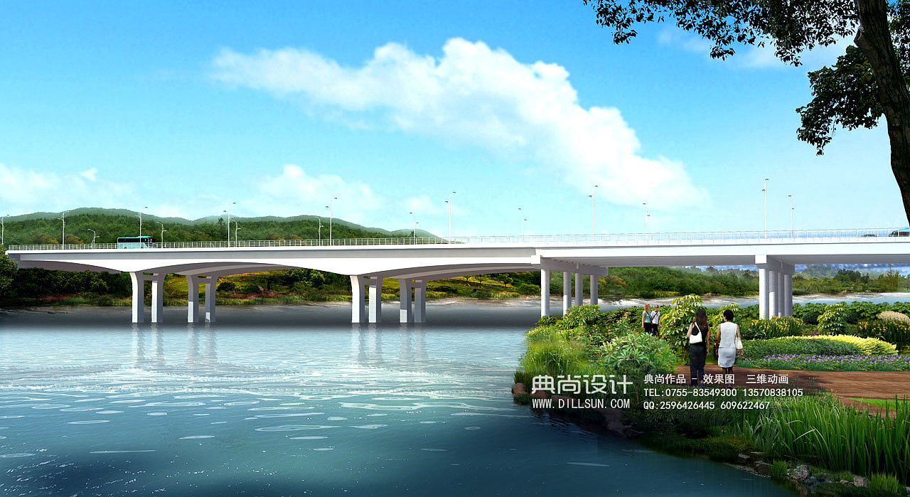 桥梁设计效果图 3