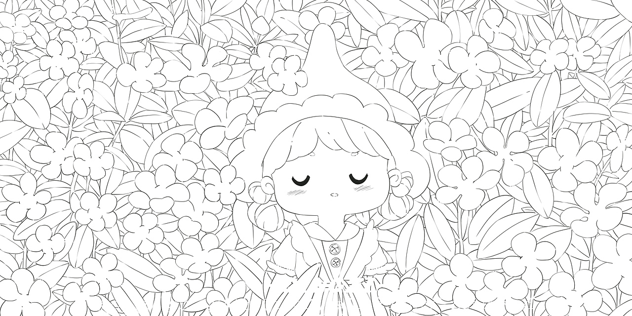 春暖花开插画系列