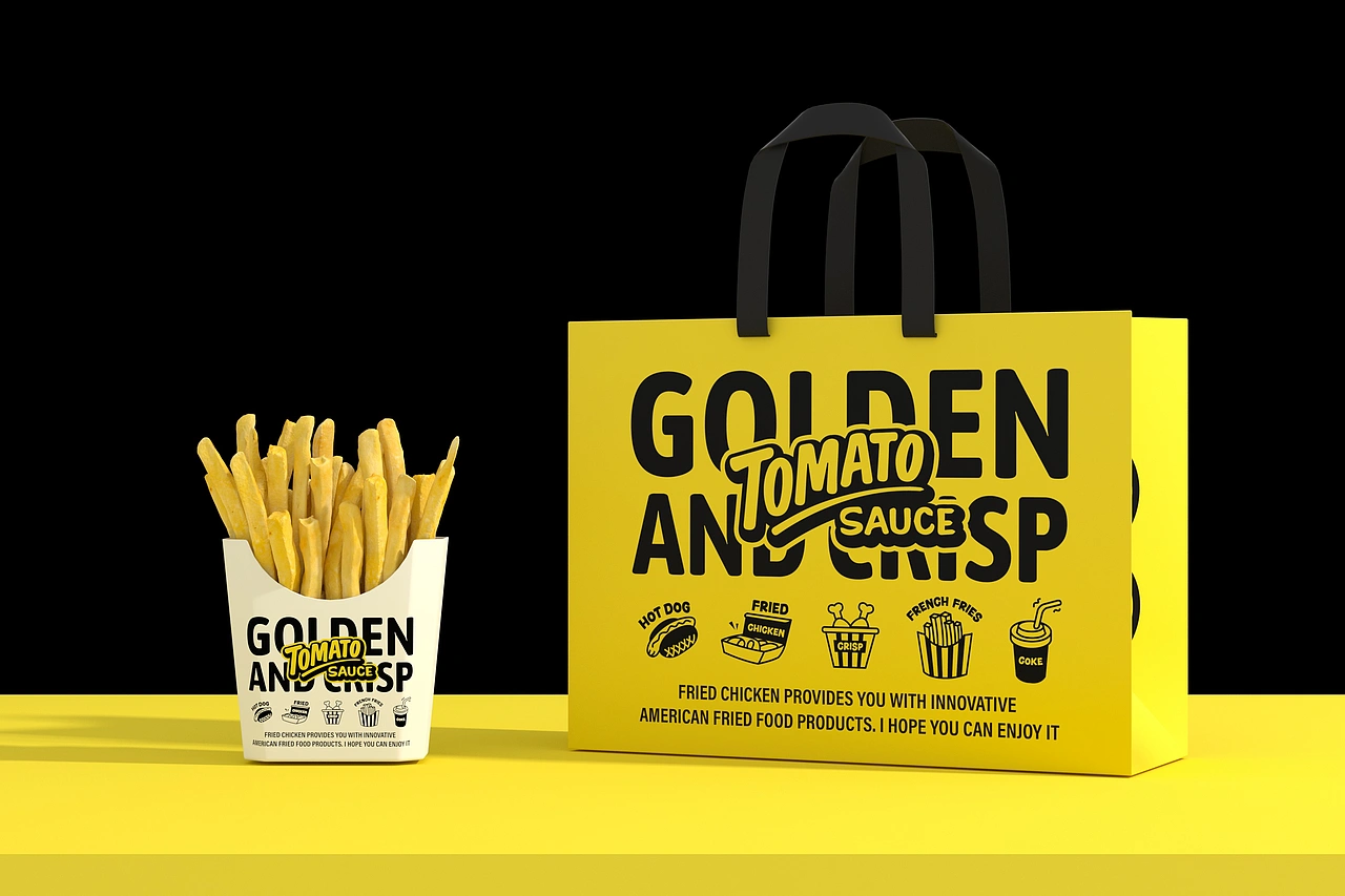 卷卷薯条-餐饮策略视觉设计