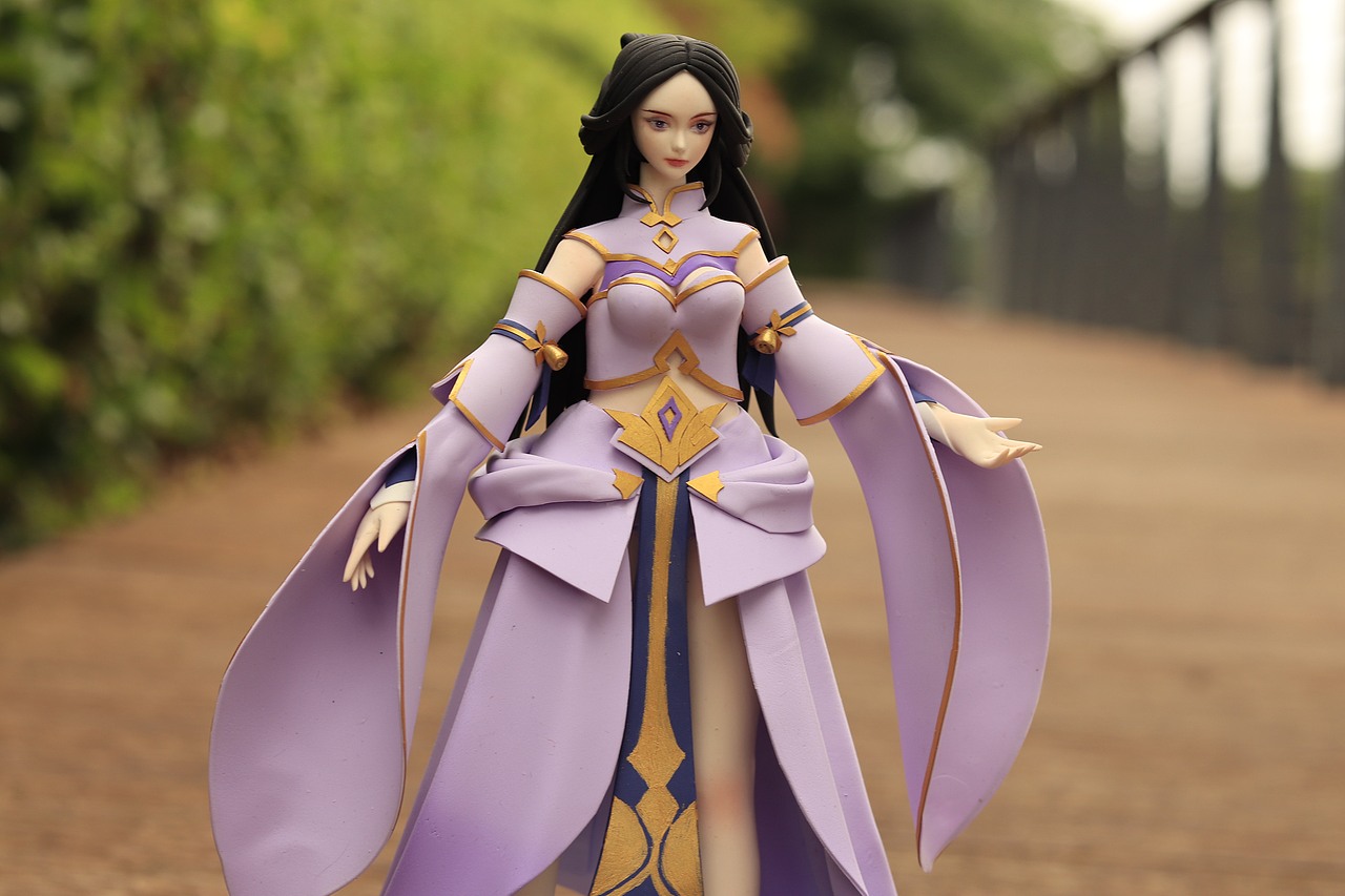 超轻粘土自制手办 紫霞仙子（王者荣耀露娜）