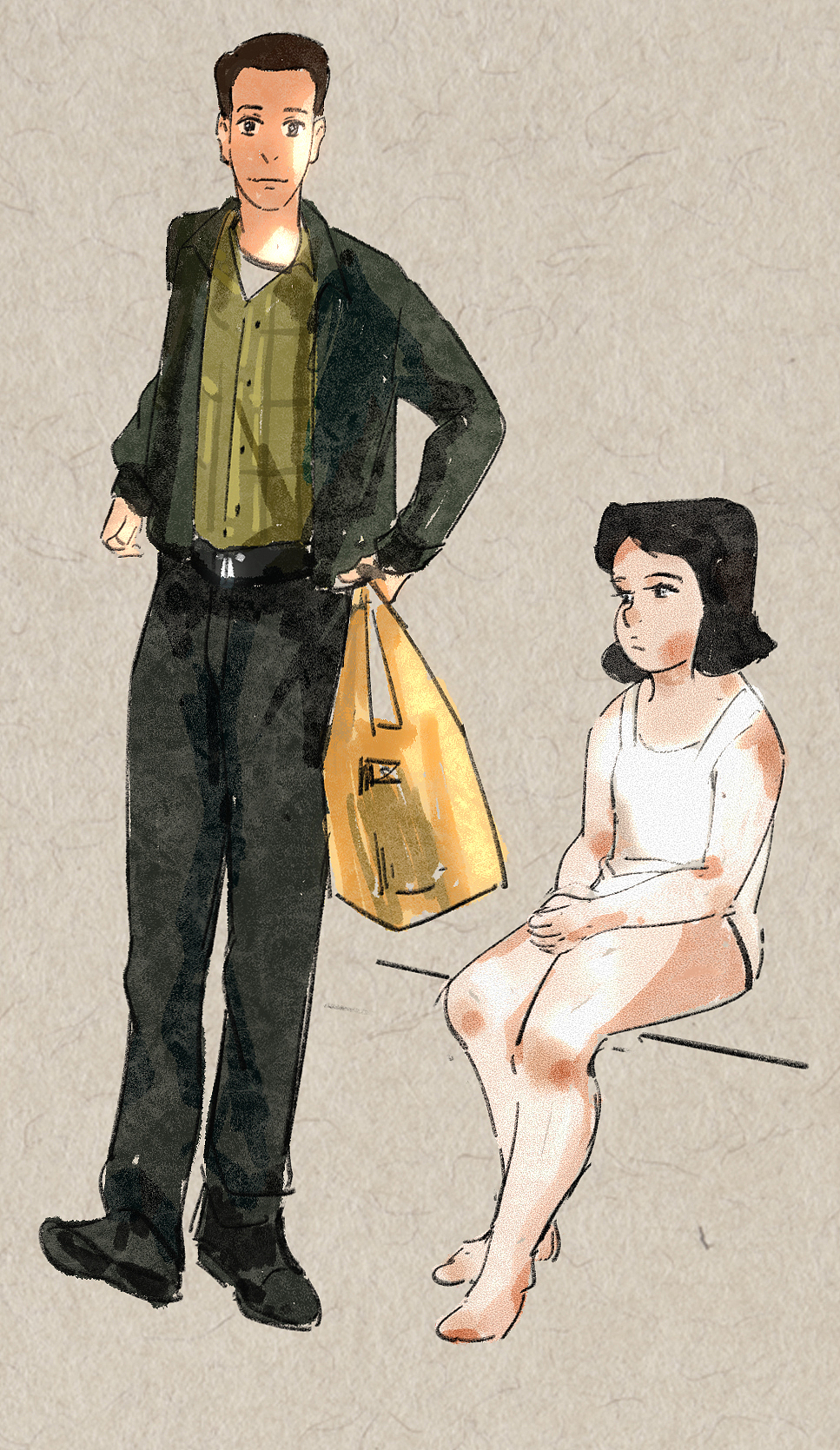 【人物隔日涂】26-50（图ZMjk5NzkwNDYw） - 创作习作 - 站酷设计师黑羊呀原创素材 - 站酷ZCOOL