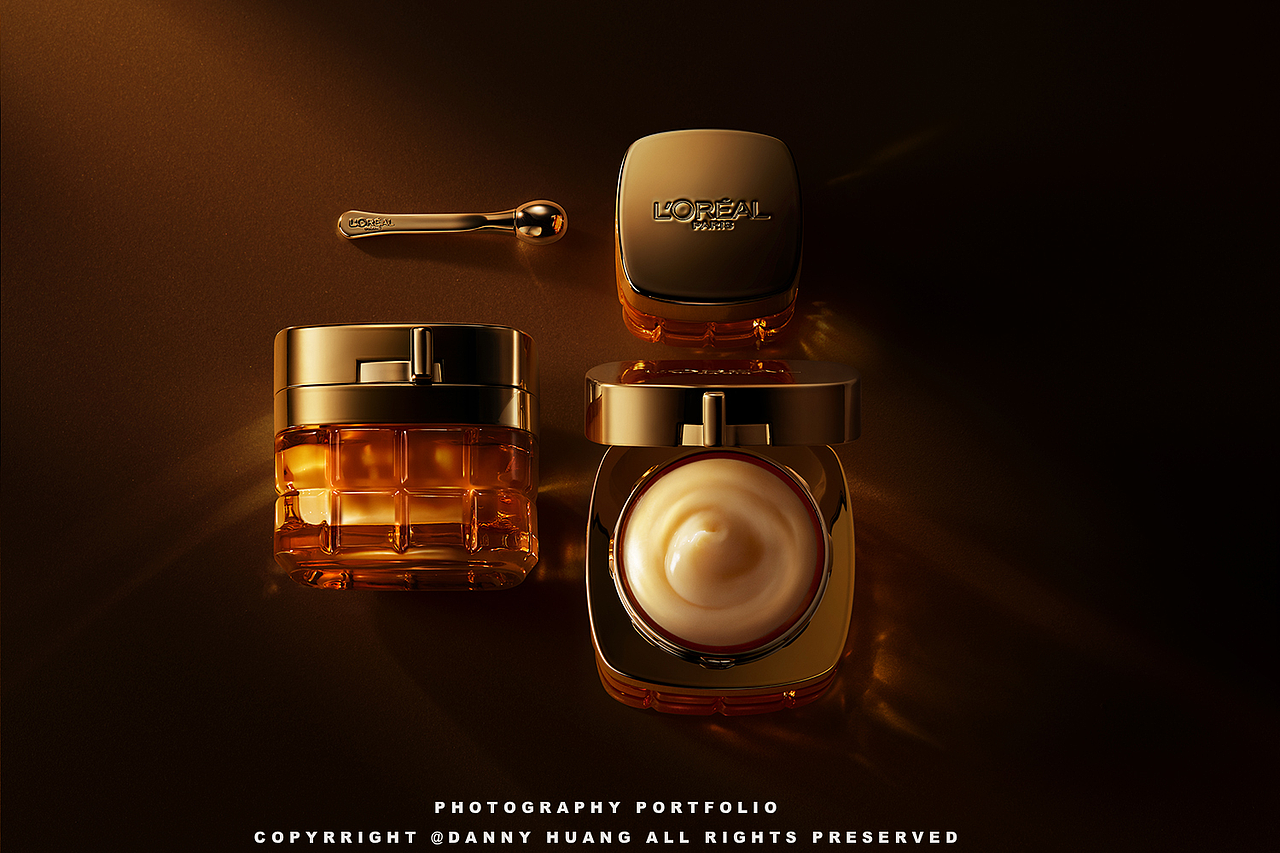 化妆品静物拍摄｜L'OREAL 金致臻颜系列（图ZMzM5MTU0OTM2） - 产品摄影 - 站酷设计师摄影师黄春晖原创素材 - 站酷ZCOOL
