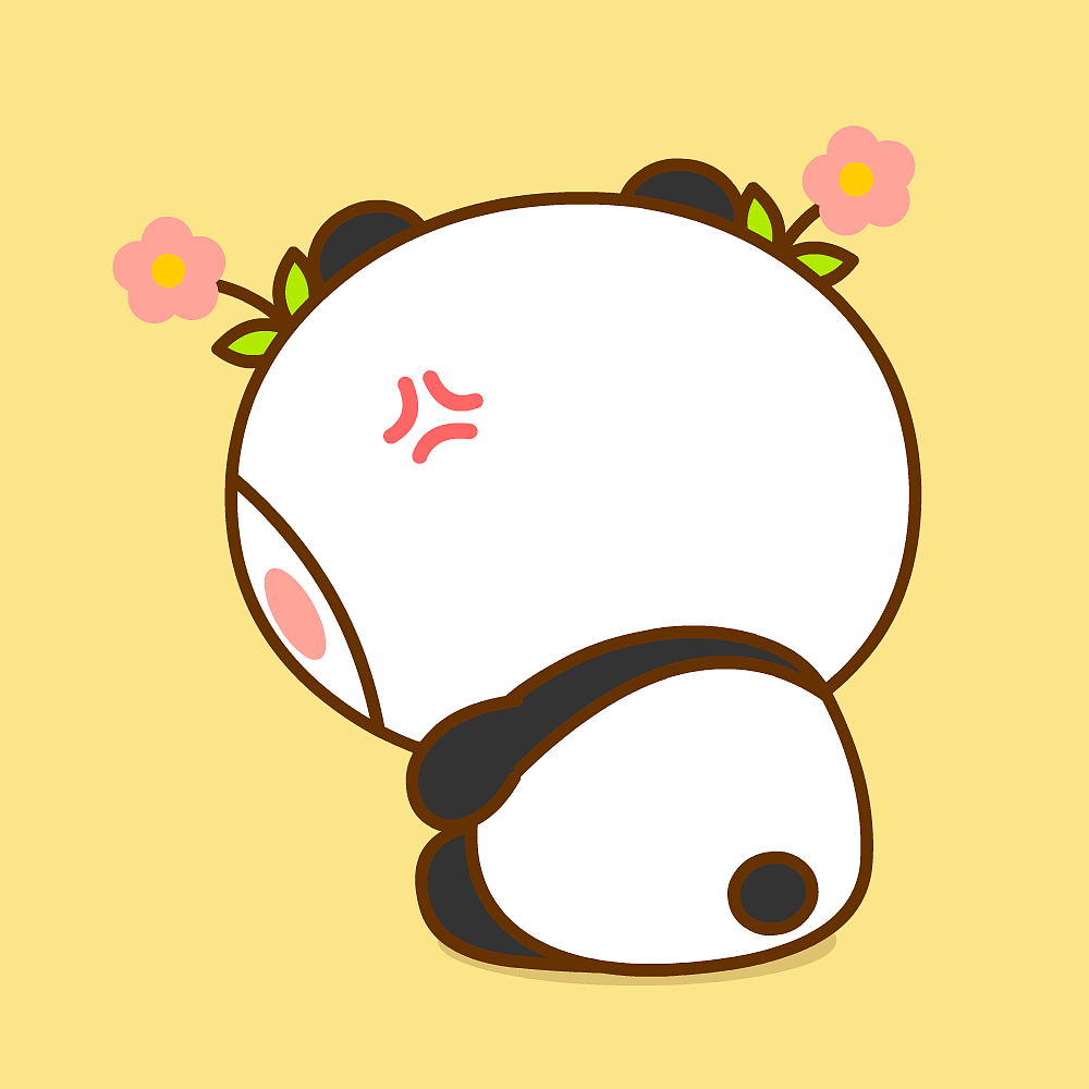 熊猫花花表情来啦~二花（图ZMzUxMjU4Njky） - 单幅漫画 - 站酷设计师仙粑原创素材 - 站酷ZCOOL