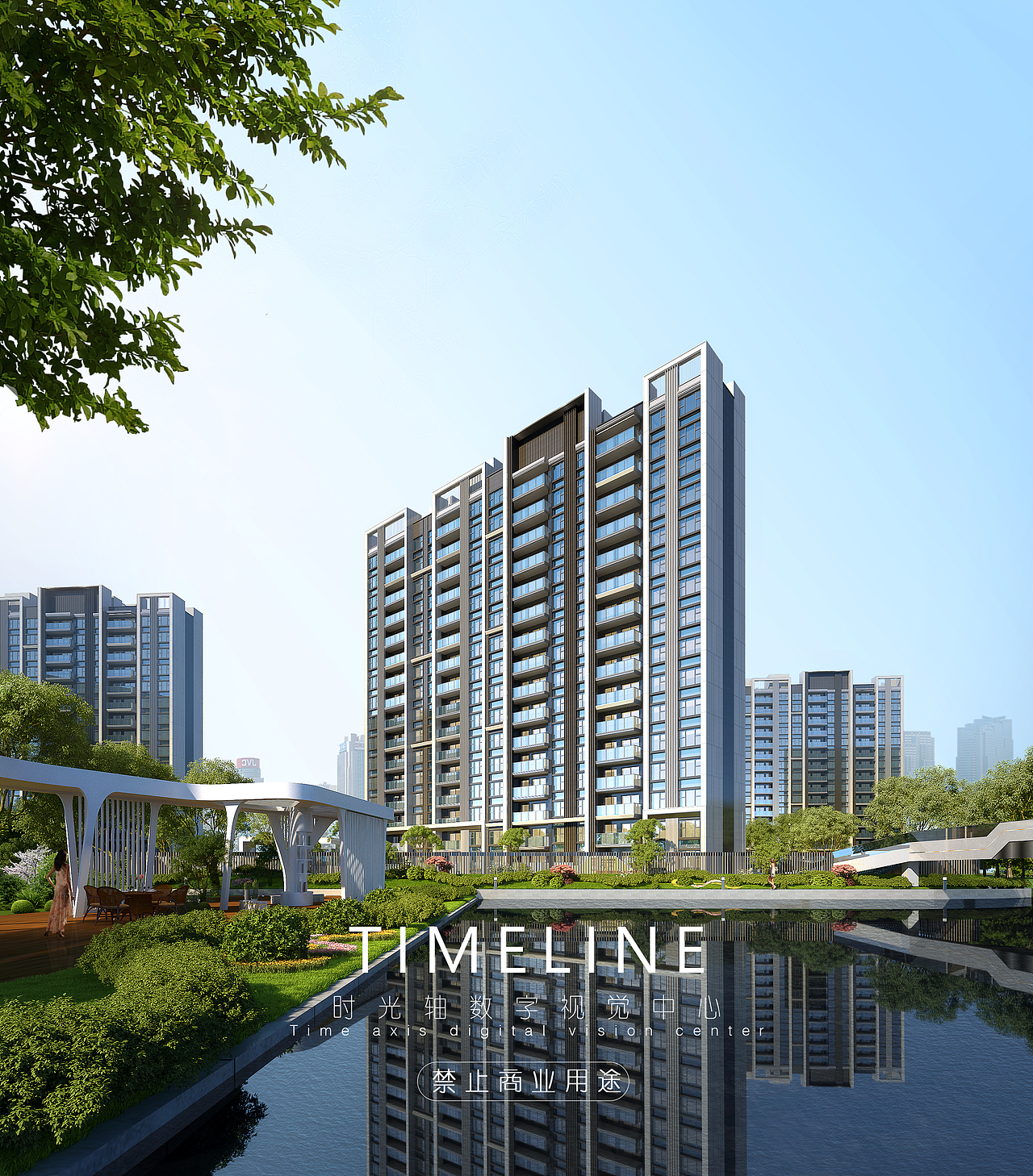 时光轴-建筑表现九期-案例练习（图ZMzA0NTczNzY4） - 建筑/空间 - 站酷设计师时光轴杨老师原创素材 - 站酷ZCOOL