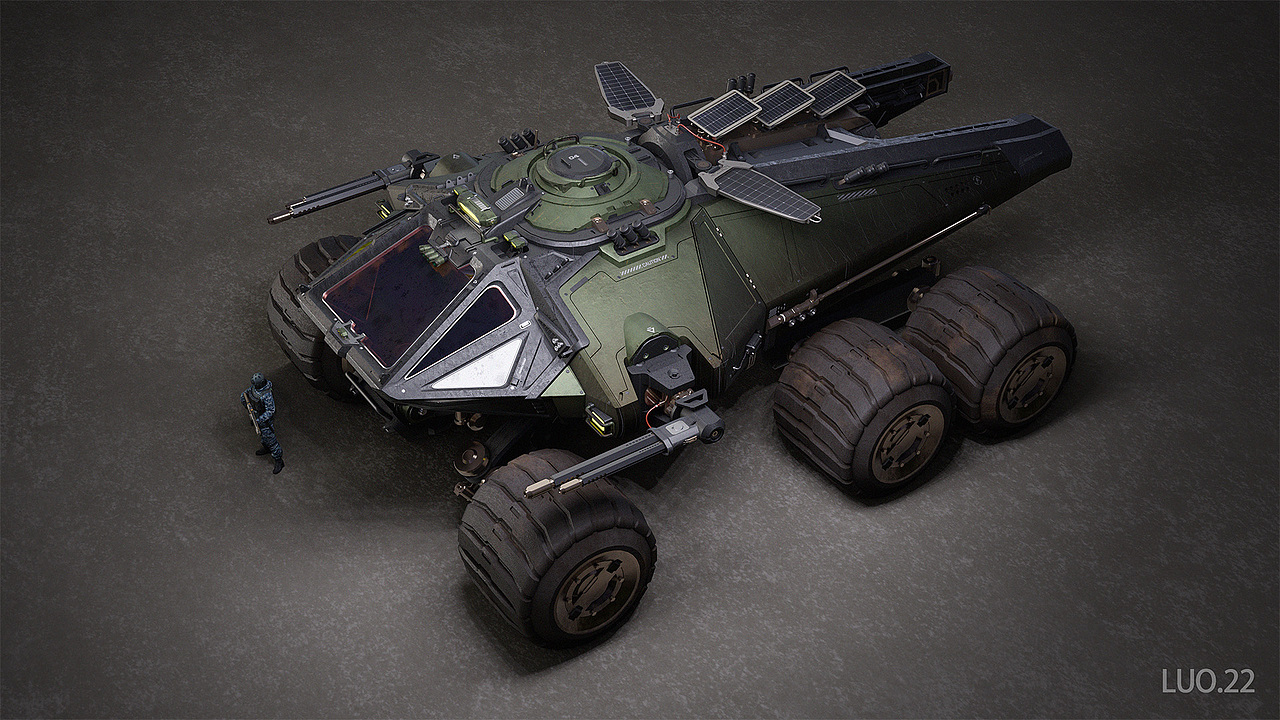 全地形车（图ZMzE0NjA2MzE2） - 概念设定 - 站酷设计师Luoqiaofang原创素材 - 站酷ZCOOL