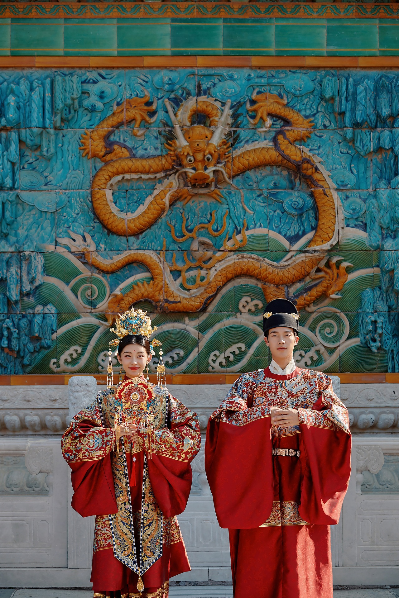 我妈说:故宫汉服婚纱照就是这么霸气养眼