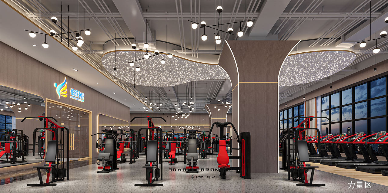 健身房设计新理念：不止于健身（图ZMzcwNDU0MTQw） - 商业空间设计 - 站酷设计师设计师叶宋原创素材 - 站酷ZCOOL