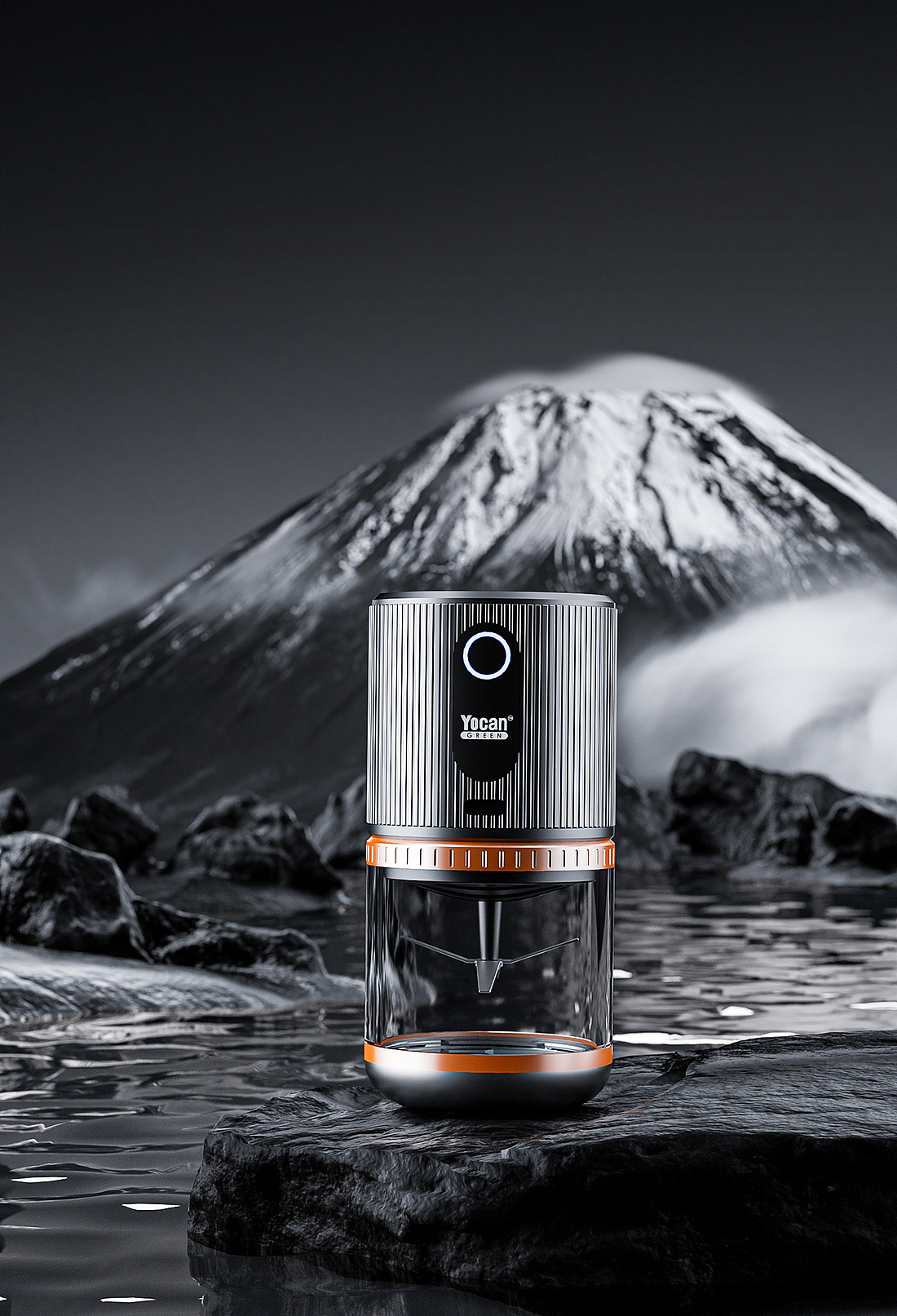 电动研磨器-产品渲染