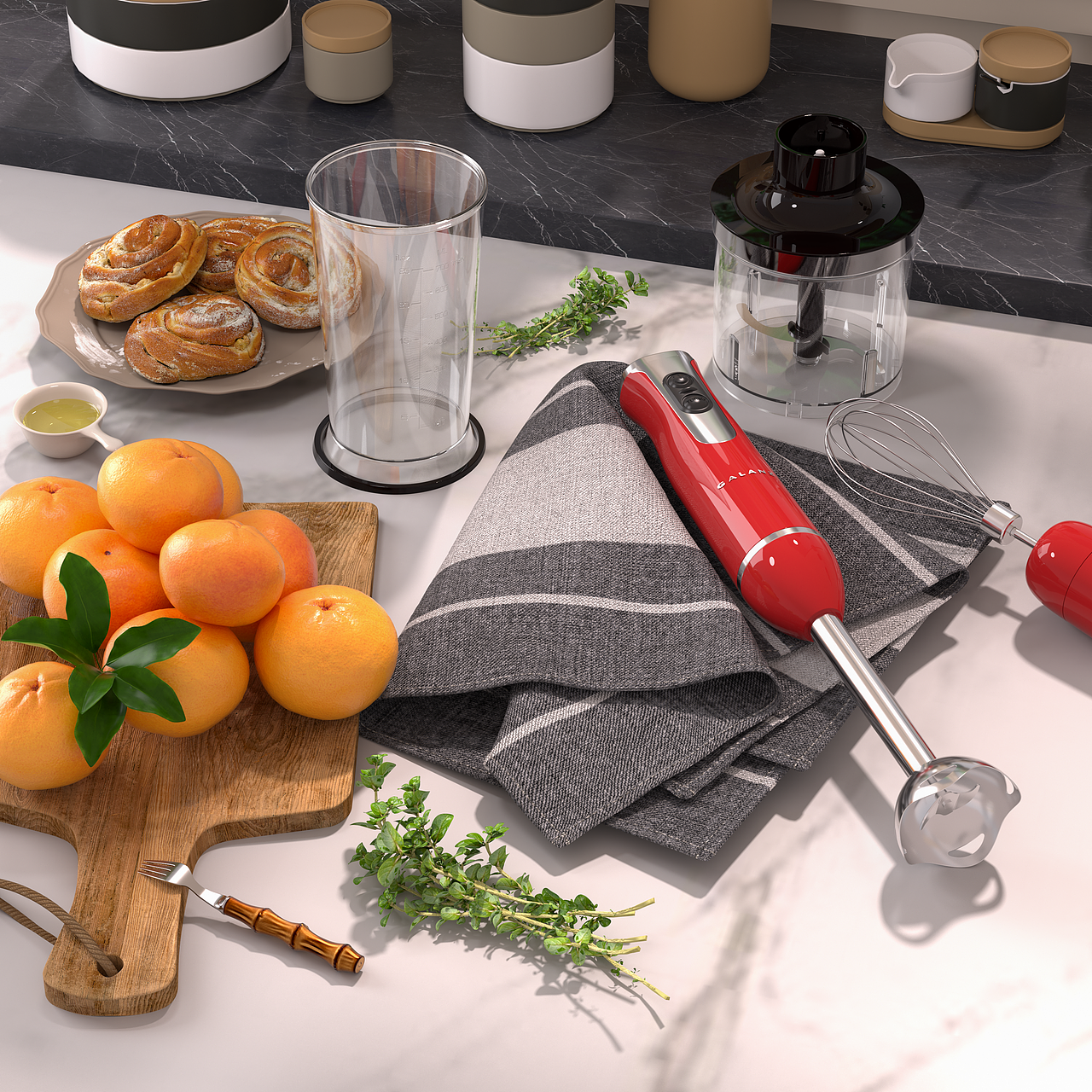 2022 暖调 家电场景 渲染