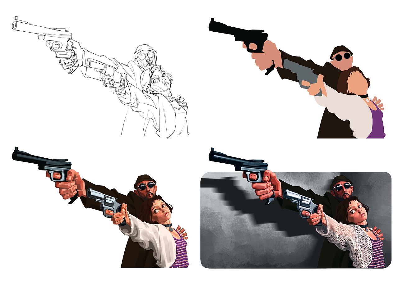 电影插图练习+过程（图ZMzAzMjA2Nzcy） - 创作习作 - 站酷设计师Tatooine1986原创素材 - 站酷ZCOOL