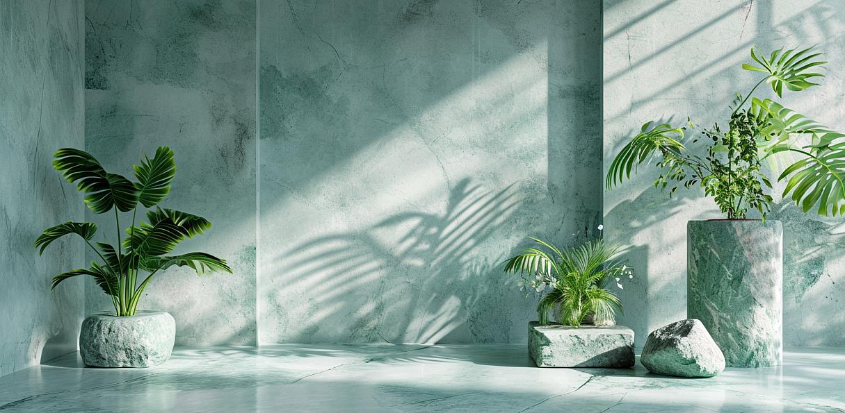 AI电商绿植展台