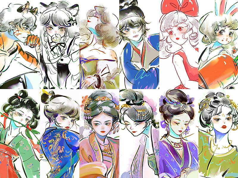 人物速写笔记【30-80】