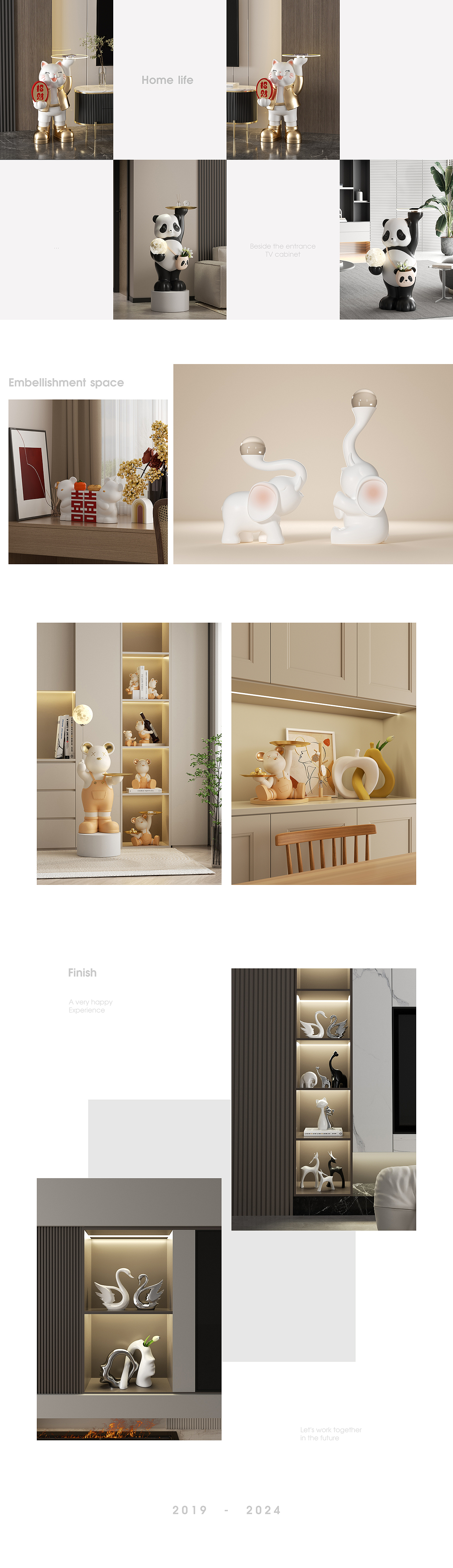 【装饰摆件】3D场景渲染