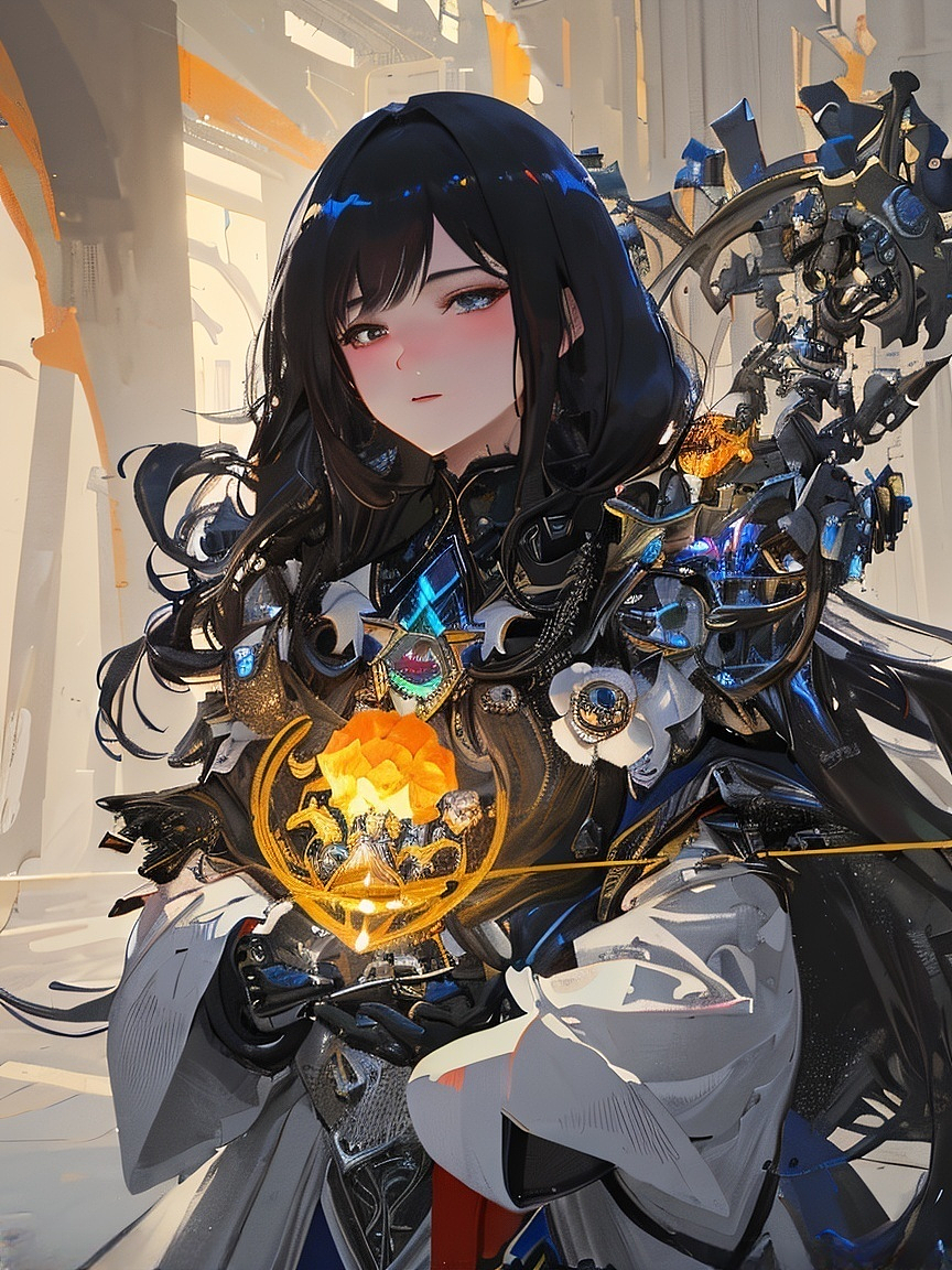 AI创作赛博少女