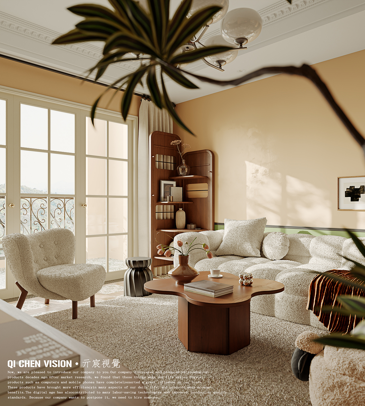 轻法 客餐厅（图ZMzU5MDg0NjI0） - 家装设计 - 站酷设计师亓宸视觉设计原创素材 - 站酷ZCOOL