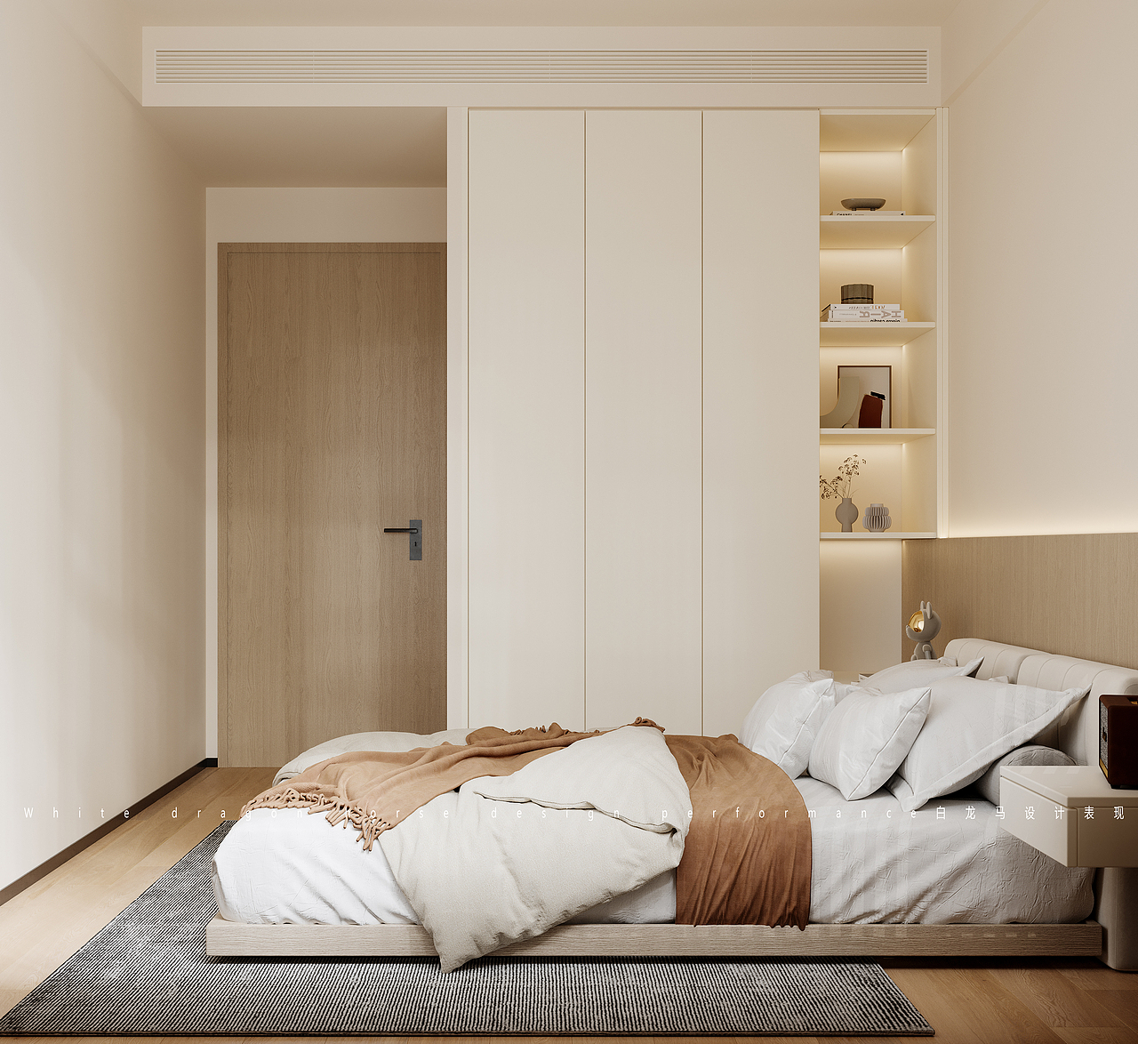 现代奶油—白龙马效果图（图ZMzA2MjkzNjA4） - 家装设计 - 站酷设计师大吉大利999原创素材 - 站酷ZCOOL