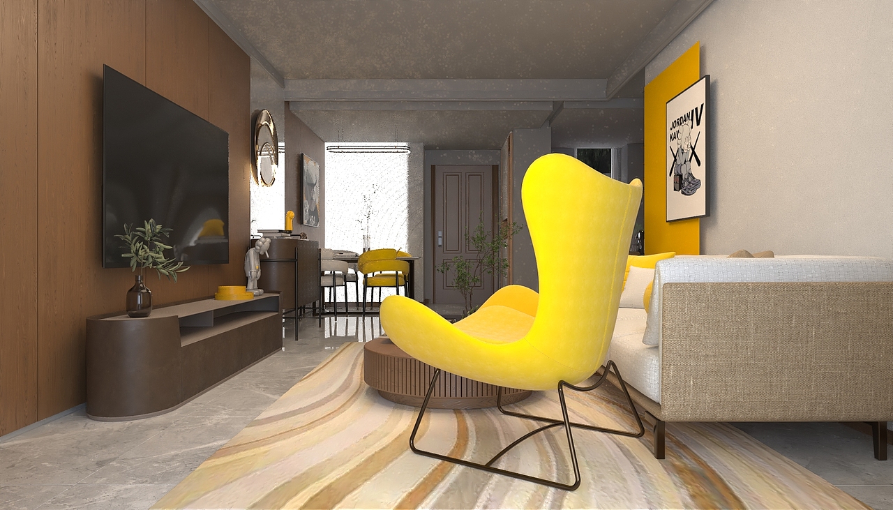 最近练习的室内渲染效果图