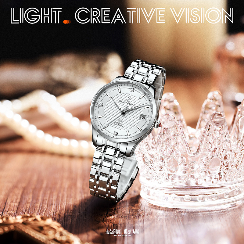 #手表拍摄#手表#手表手摸#女士手表#商业摄影#产品摄影（图ZMzY3MDUzNjA4） - 修图/后期 - 站酷设计师来点摄影公司原创素材 - 站酷ZCOOL