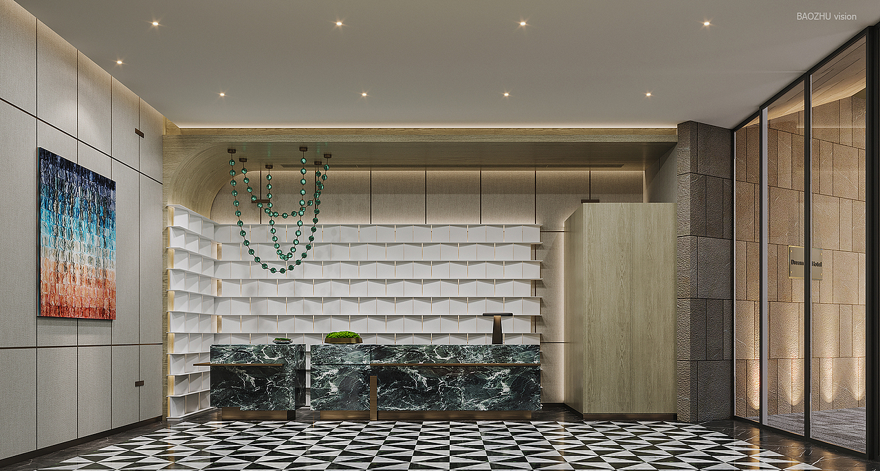 君屿酒店效果图方案（图ZMzE4MzU3NDA4） - 酒店餐饮设计 - 站酷设计师宝猪GZC原创素材 - 站酷ZCOOL