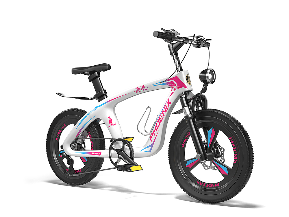 凤凰童车产品渲染