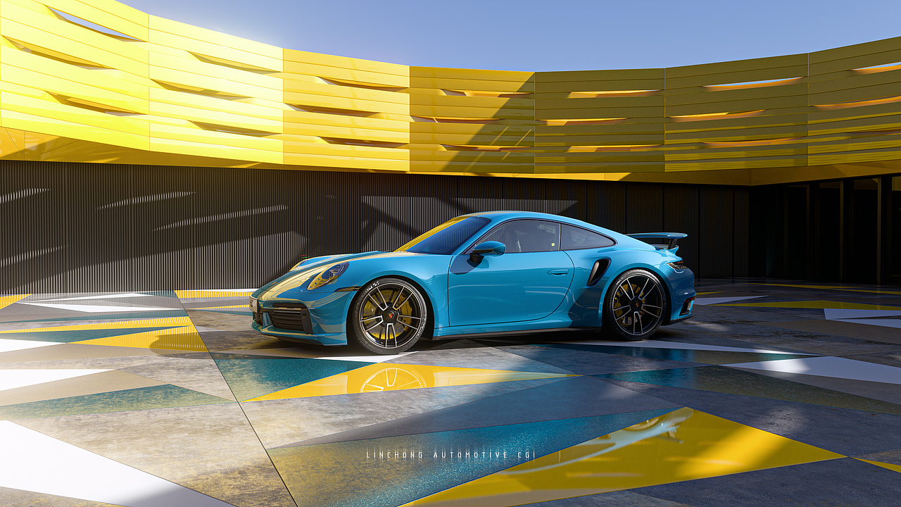 CGI Porsche 911 Turbo S（图ZMzU3MDIxODEy） - 机械/交通 - 站酷设计师Tommy_林冲原创素材 - 站酷ZCOOL