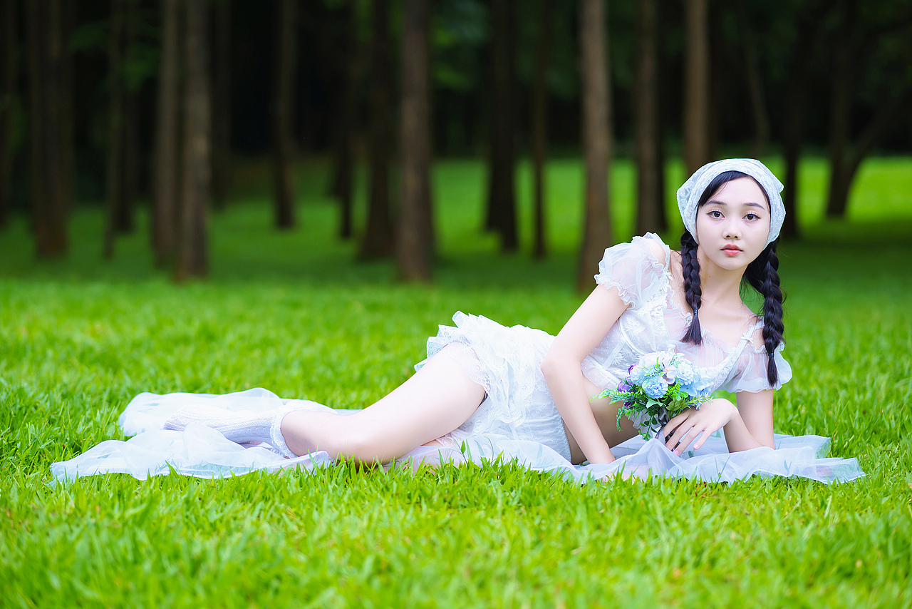 午后森系唯美小清新少女写真（图ZMzQ5NDk2NDQ4） - 人像摄影 - 站酷设计师摄影师杨涛原创素材 - 站酷ZCOOL