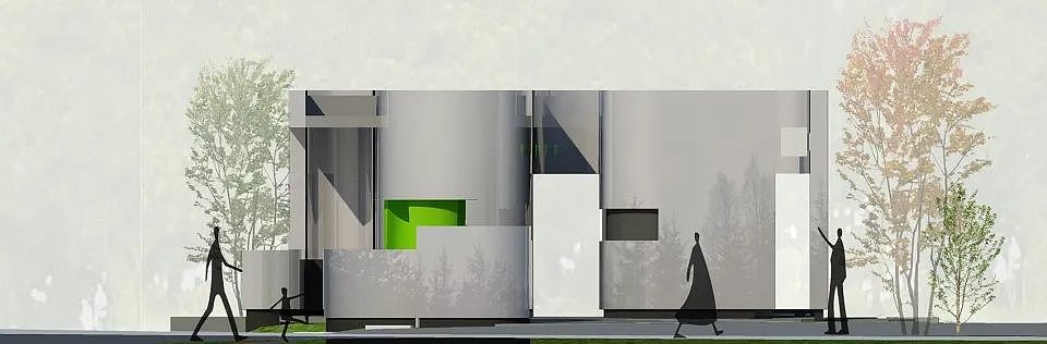 公共设计|消隐在树林中的无边界公厕