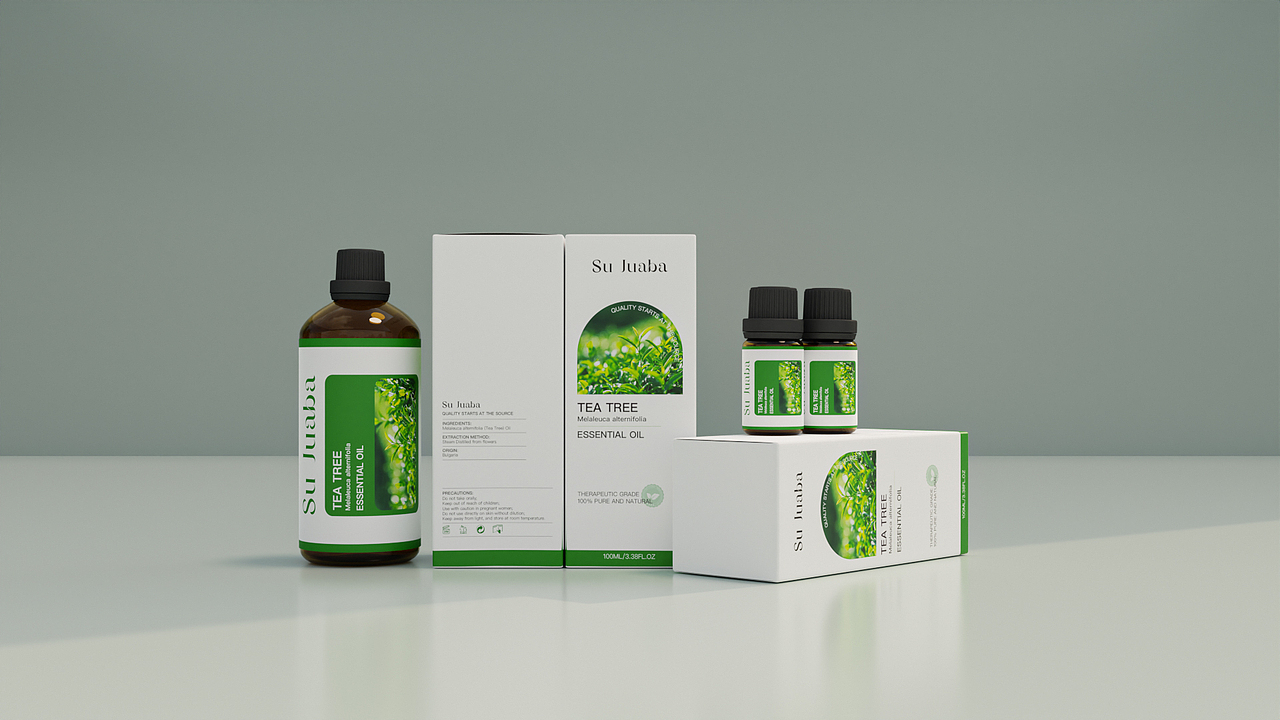 精油包装及标签三款