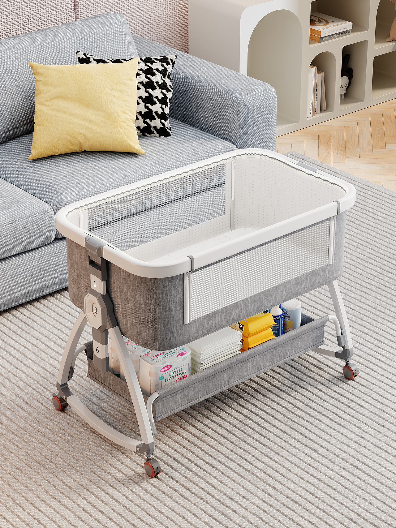 电商渲染图摇床