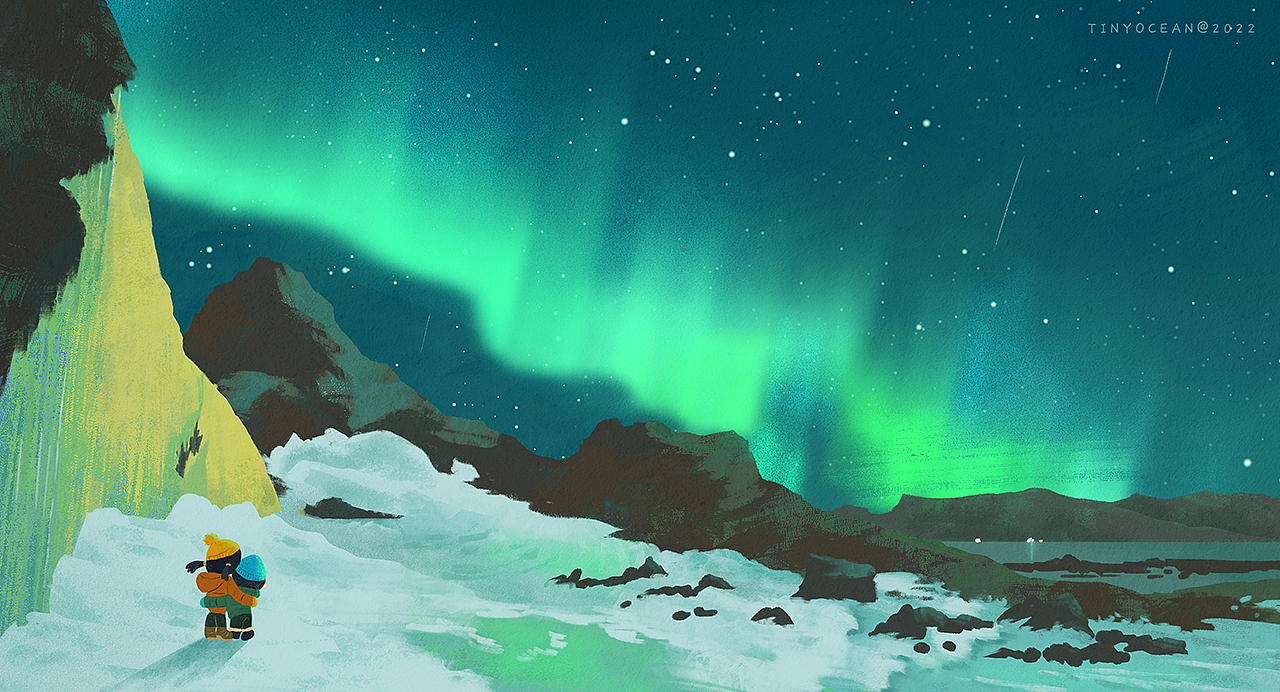 有我陪你长大/60天色彩速涂（图ZMzA0Nzg0NjM2） - 创作习作 - 站酷设计师豆丁洋原创素材 - 站酷ZCOOL