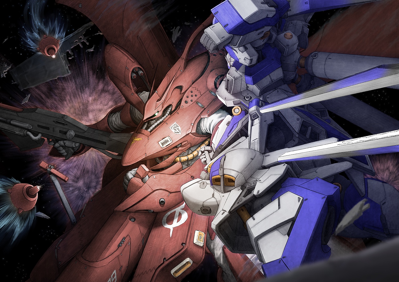 《逆襲的夏亞》主圖插畫丨貝托蒂嘉的子嗣（圖ZMzA2NTI1Mzk2） - 創(chuàng)作習(xí)作 - 站酷設(shè)計(jì)師一只Anthony原創(chuàng)素材 - 站酷ZCOOL