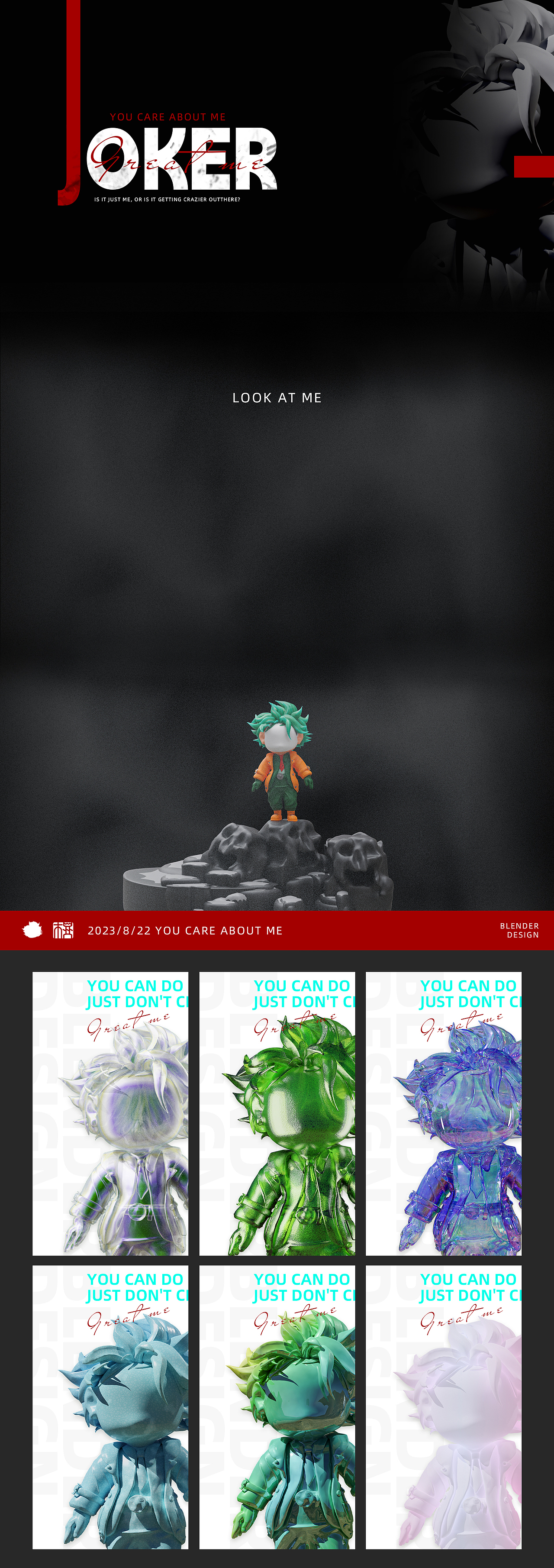 Blender:Joker-（自学建模）（图ZMzYxNTExNDky） - 人物/生物 - 站酷设计师不想说太多原创素材 - 站酷ZCOOL