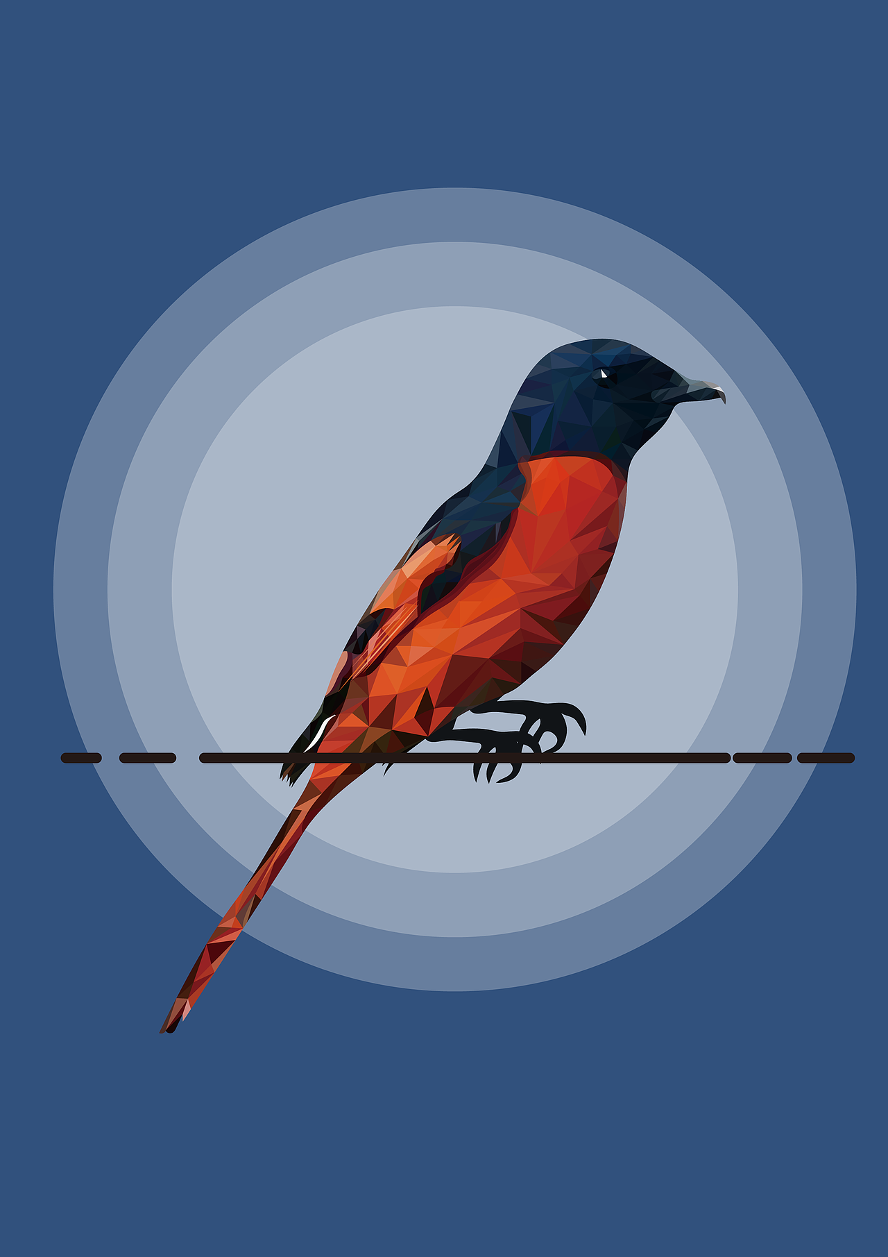 lowpoly风格珍惜鸟类2