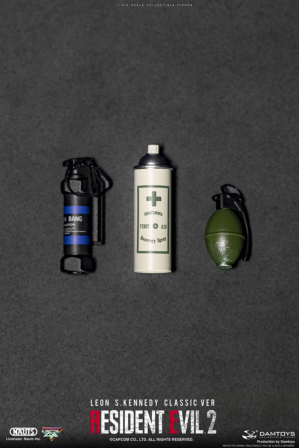 NAUTS x DAMTOYS 1/6《生化危机2》 里昂.S.肯尼迪