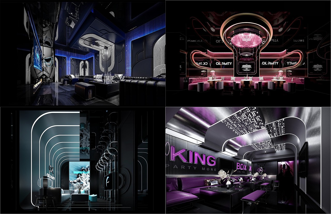 娱乐业KTV品牌设计丨 CK PARTY · 未来科技KTV（图ZMzU4NzA5OTgw） - 品牌 - 站酷设计师SZEDESIGN原创素材 - 站酷ZCOOL
