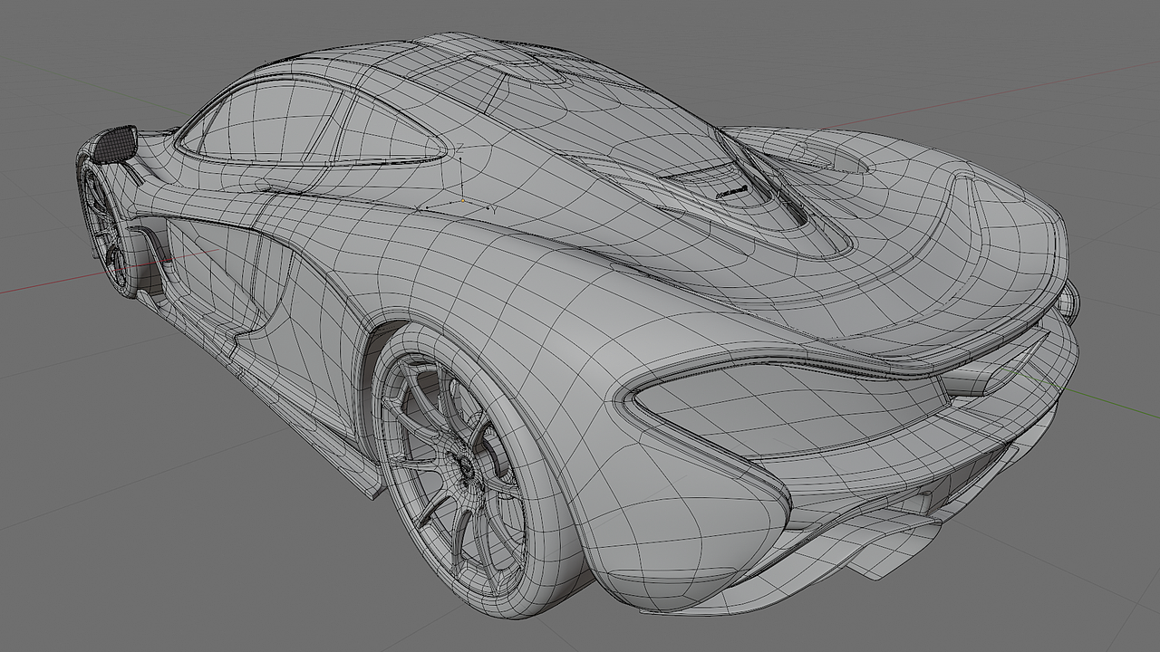 迈凯伦P1™ | Blender建模
