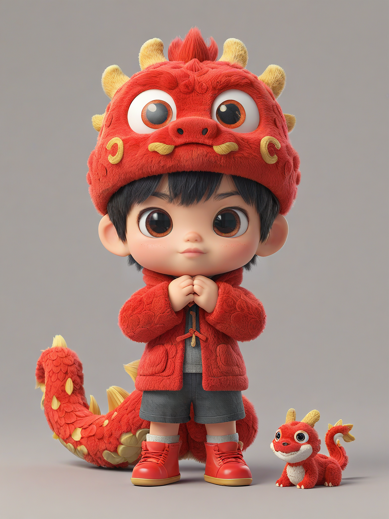 由WHEE生成的龙年守护神||一起成长~（图ZMzYwNDY5MDIw） - AI作品 - 站酷设计师好消息哇原创素材 - 站酷ZCOOL
