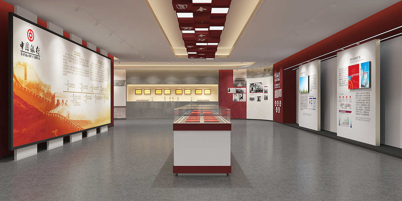 中国银行 · 行史馆设计方案（图ZMzA1MTIzNzQw） - 展陈设计 - 站酷设计师设计师梁海烽原创素材 - 站酷ZCOOL
