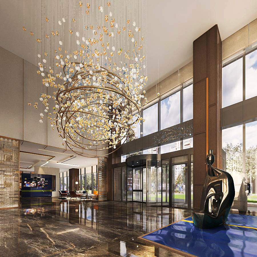 某宁——欢朋喜来登酒店——灯光设计